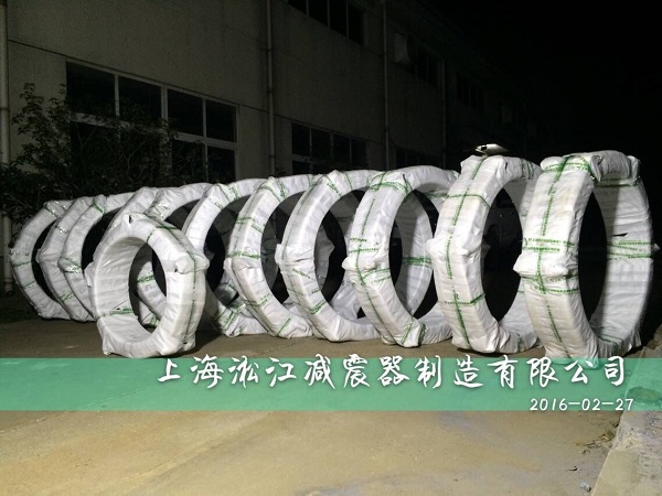 11台上海淞江大口径防拉脱加强型橡胶软接头发货